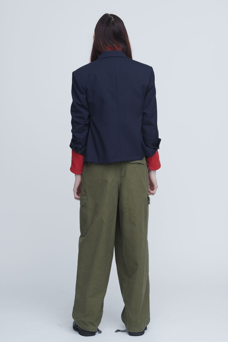 Wool Tight Fit Double Jacket　