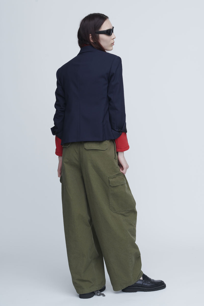 Wool Tight Fit Double Jacket　