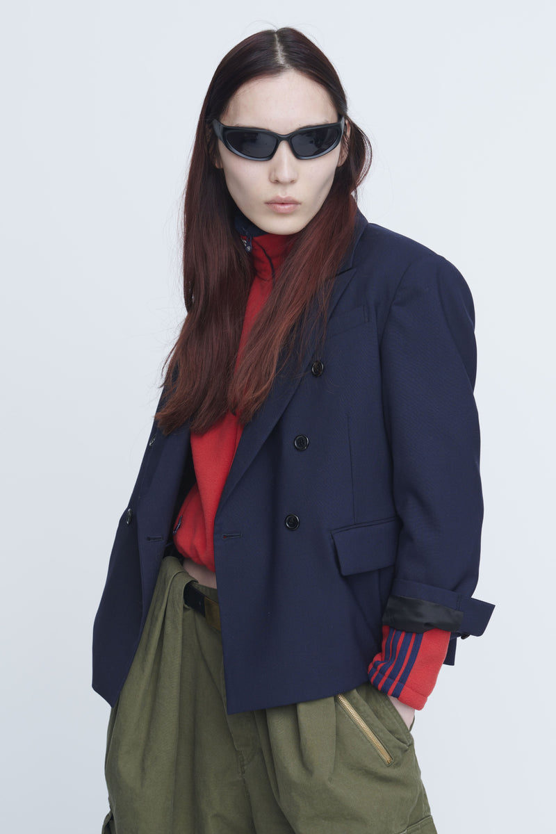 Wool Tight Fit Double Jacket　