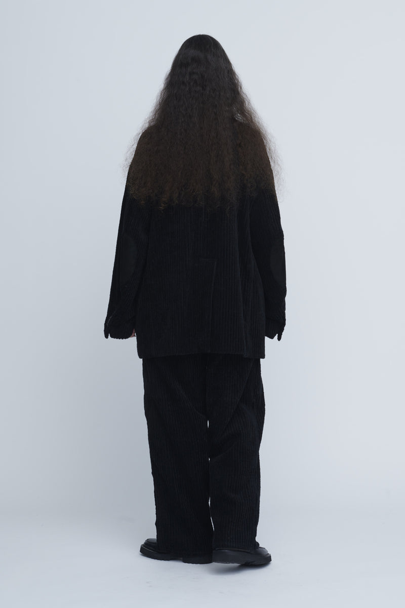 Corduroy Collarless Jacket