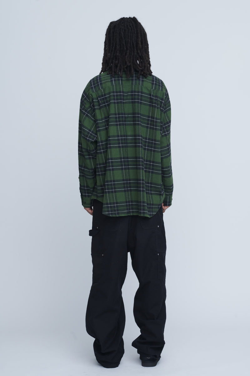 Flannel Loose Fit Shirt　