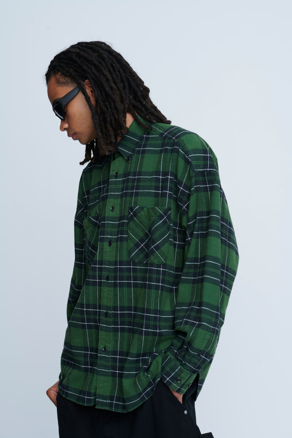 Flannel Loose Fit Shirt　