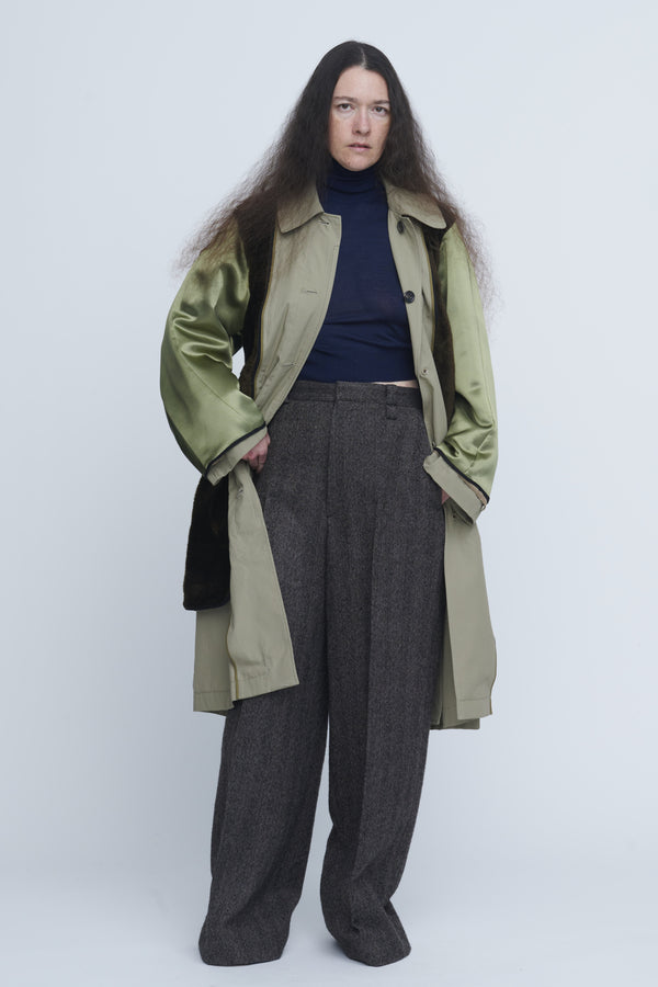 Herringbone High Waist Pants　