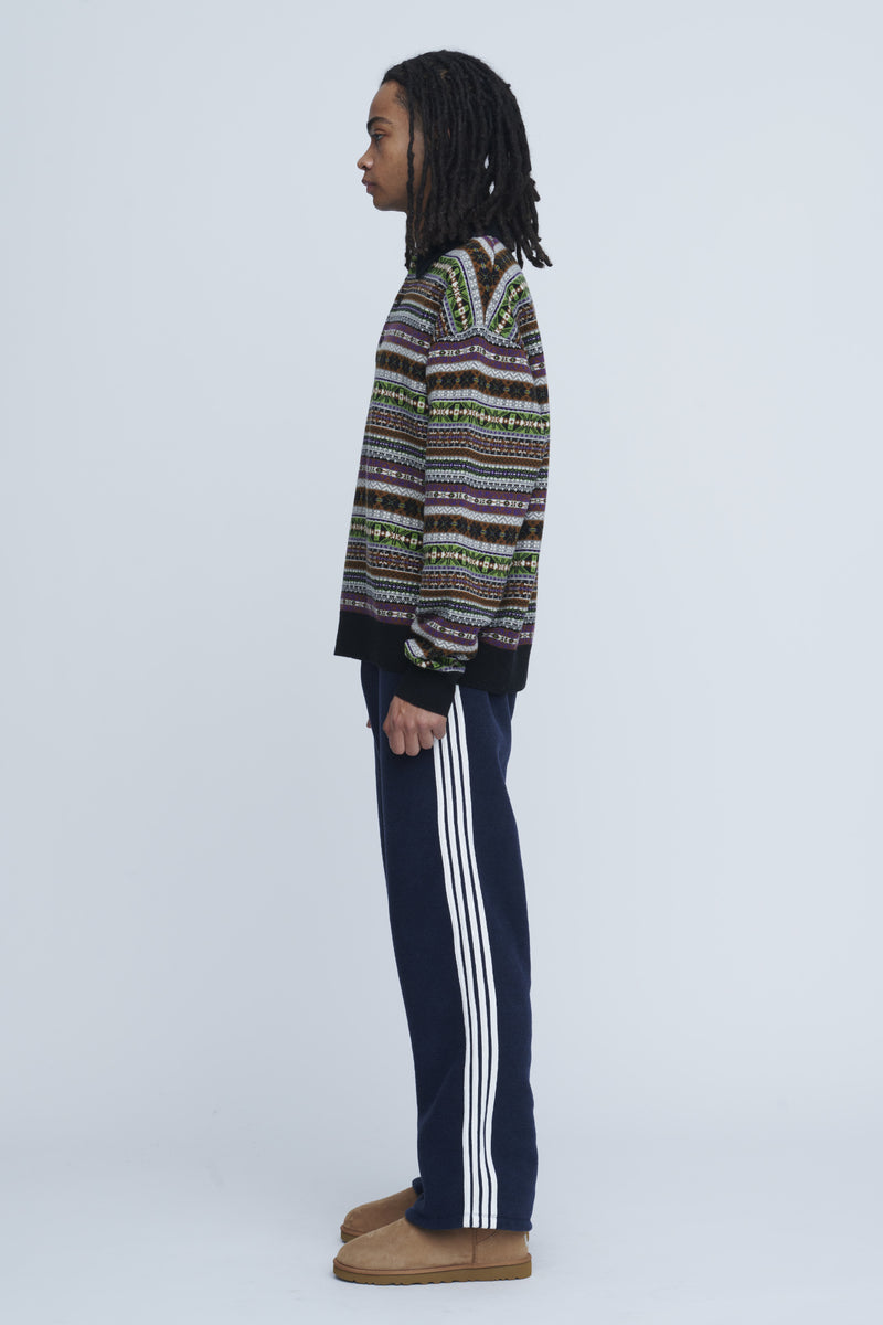 Fleece Loose Fit  Track Pants　