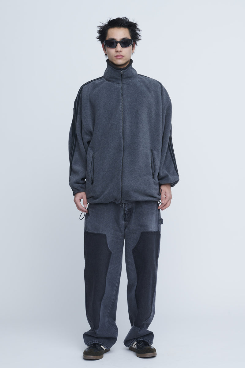 Fleece Loose Fit Track Jacket　