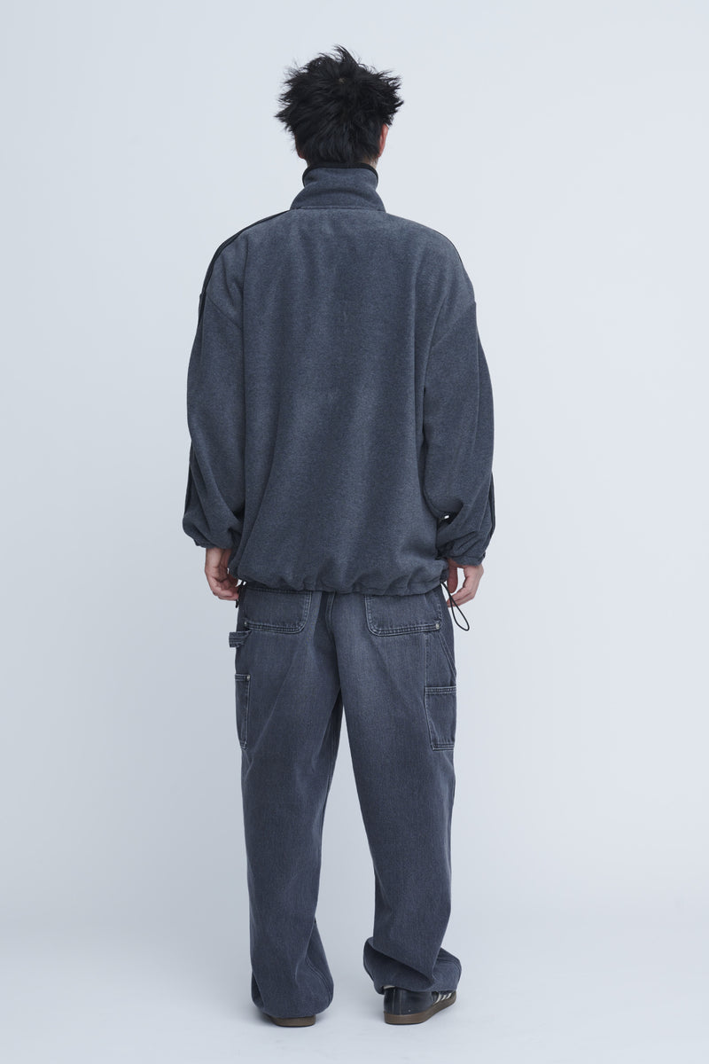 Fleece Loose Fit Track Jacket　