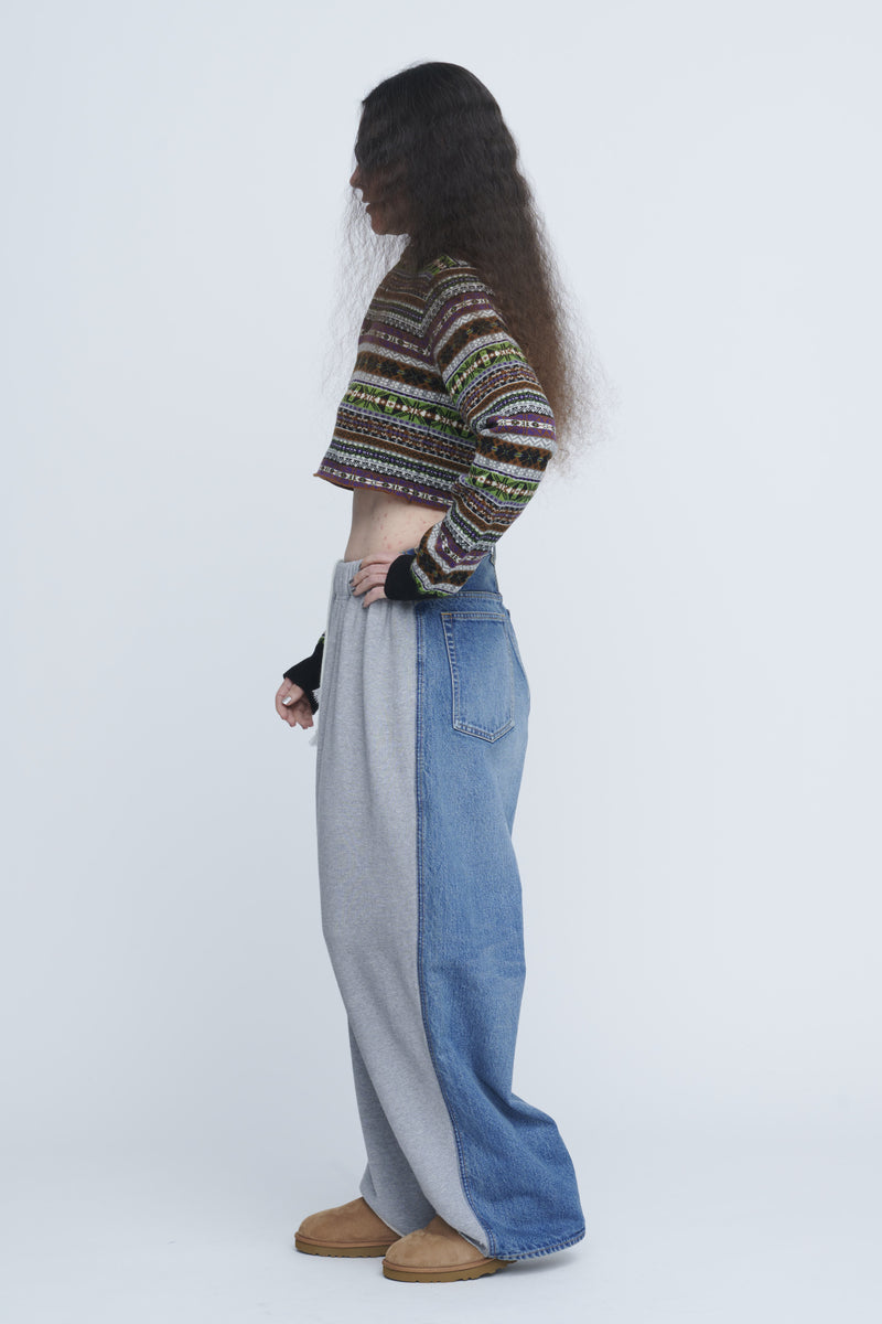 Hybrid Sweat Denim Pants