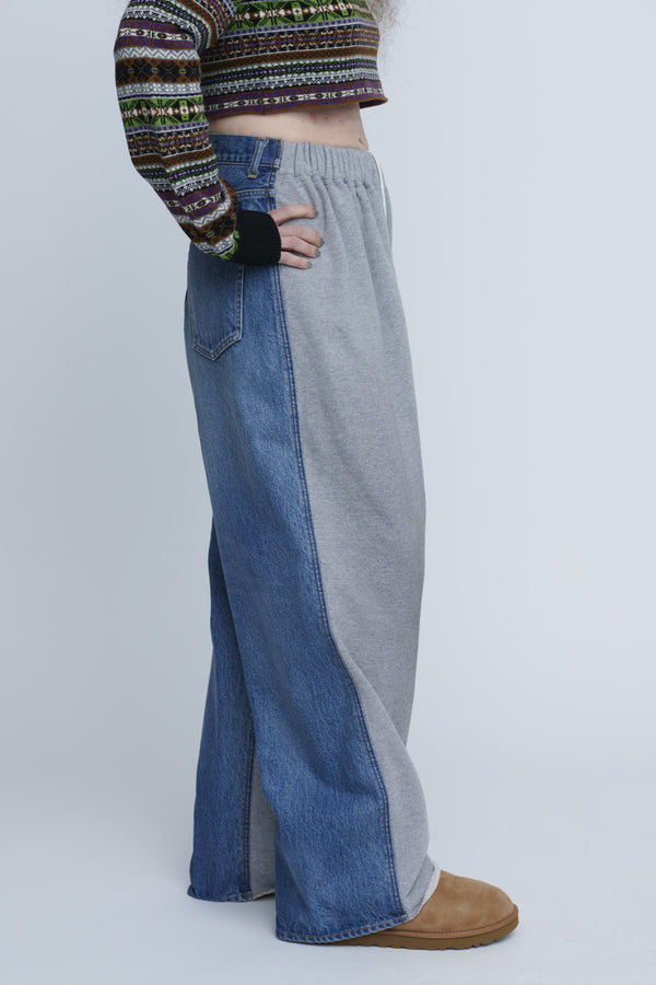 Hybrid Sweat Denim Pants
