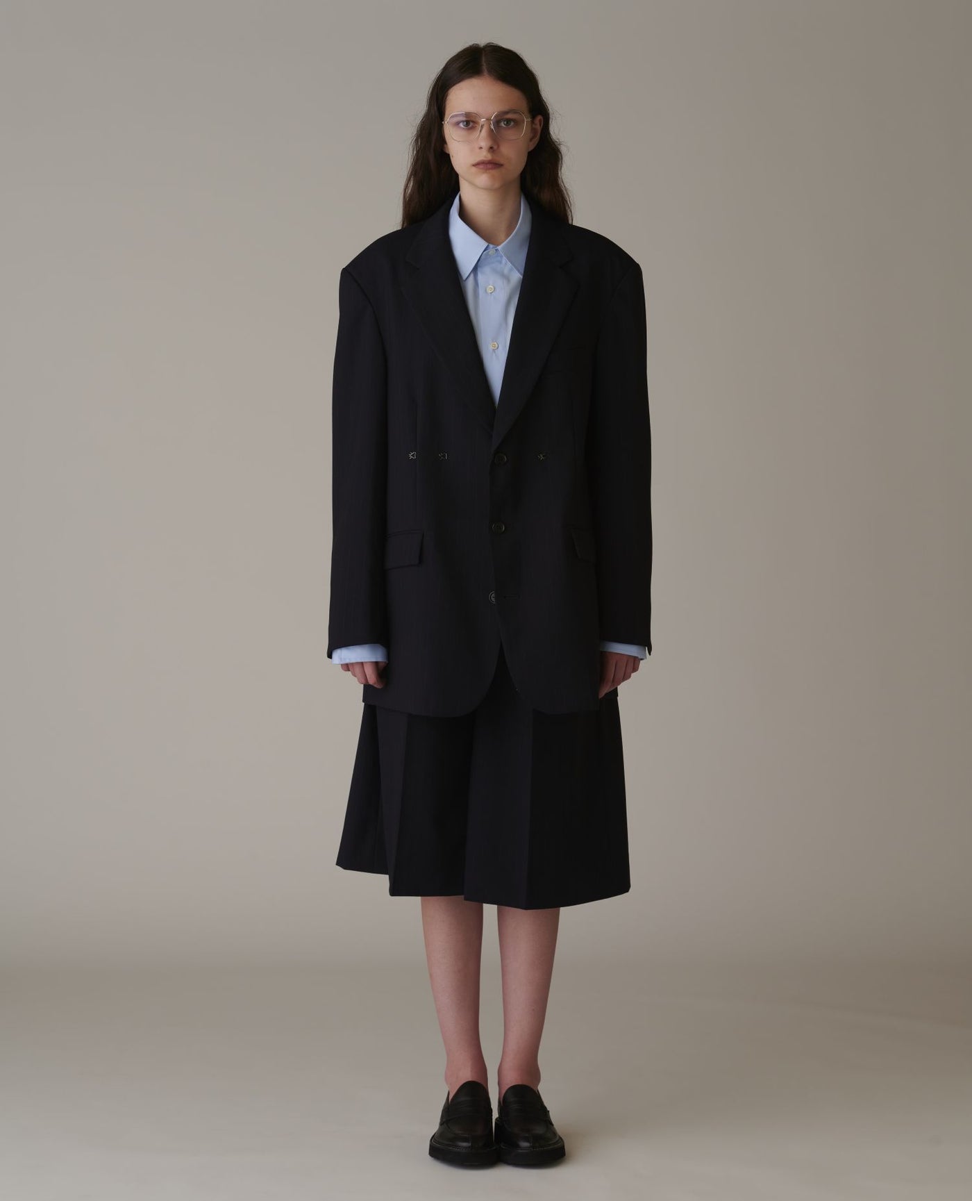 Wool 2-way Over Size Jacket – INSCRIRE