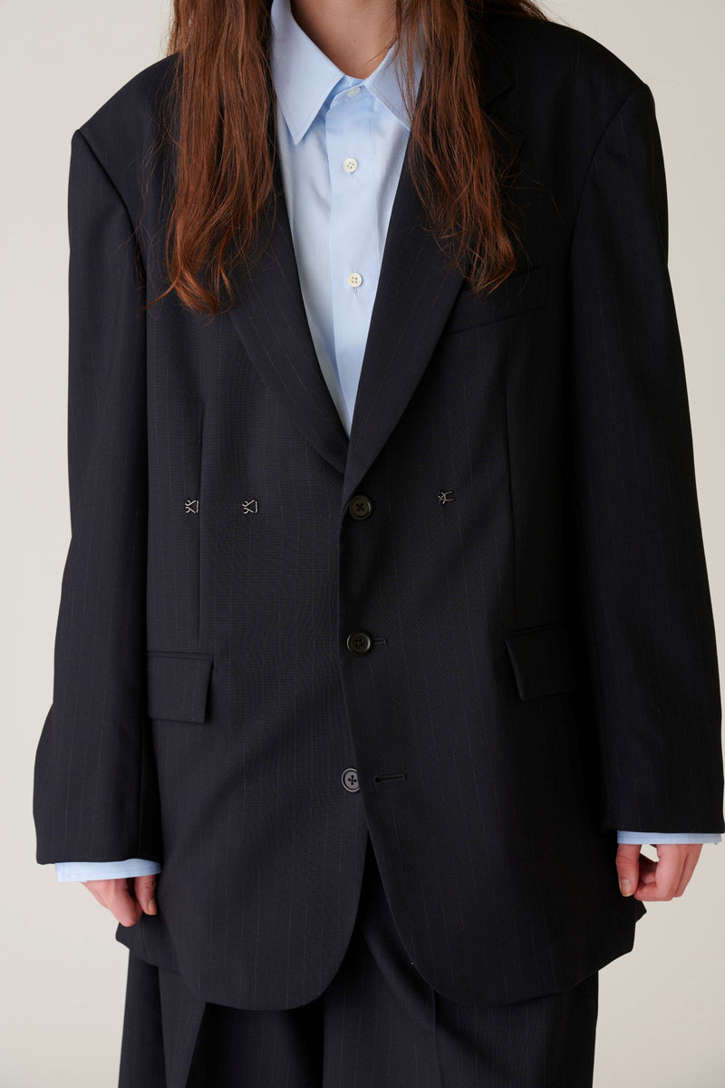 Wool 2-way Over Size Jacket – INSCRIRE