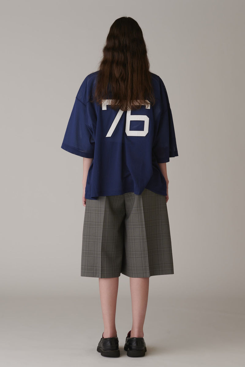 アンスクリア INSCRIRE メッシュ フットボールT ネイビー Sサイズ Mesh Football Tee – INSCRIRE