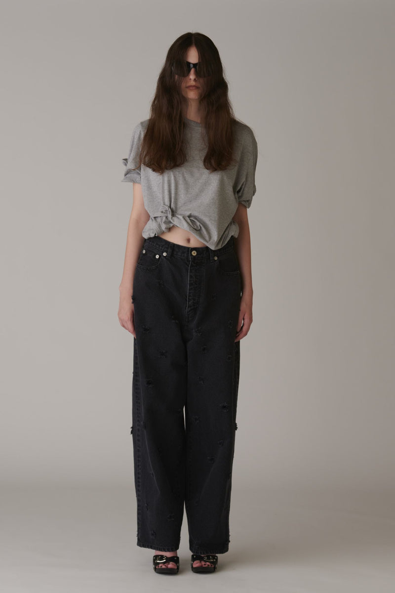 Dot Hole Denim Pants – INSCRIRE