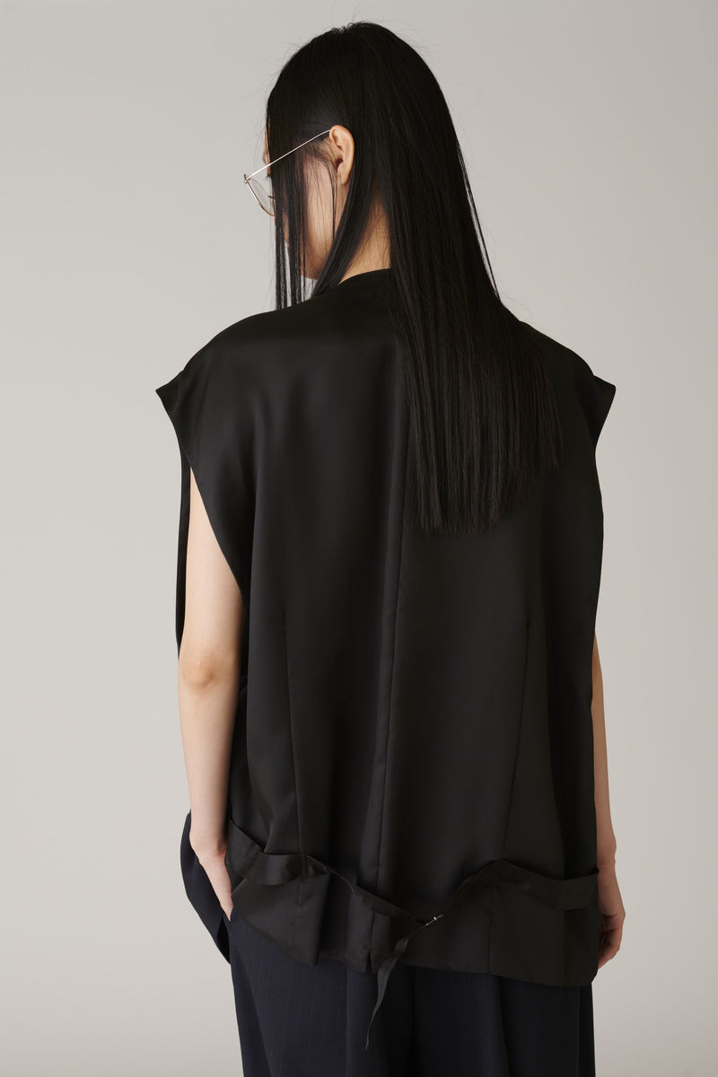 Wool Over Size Gilet – INSCRIRE