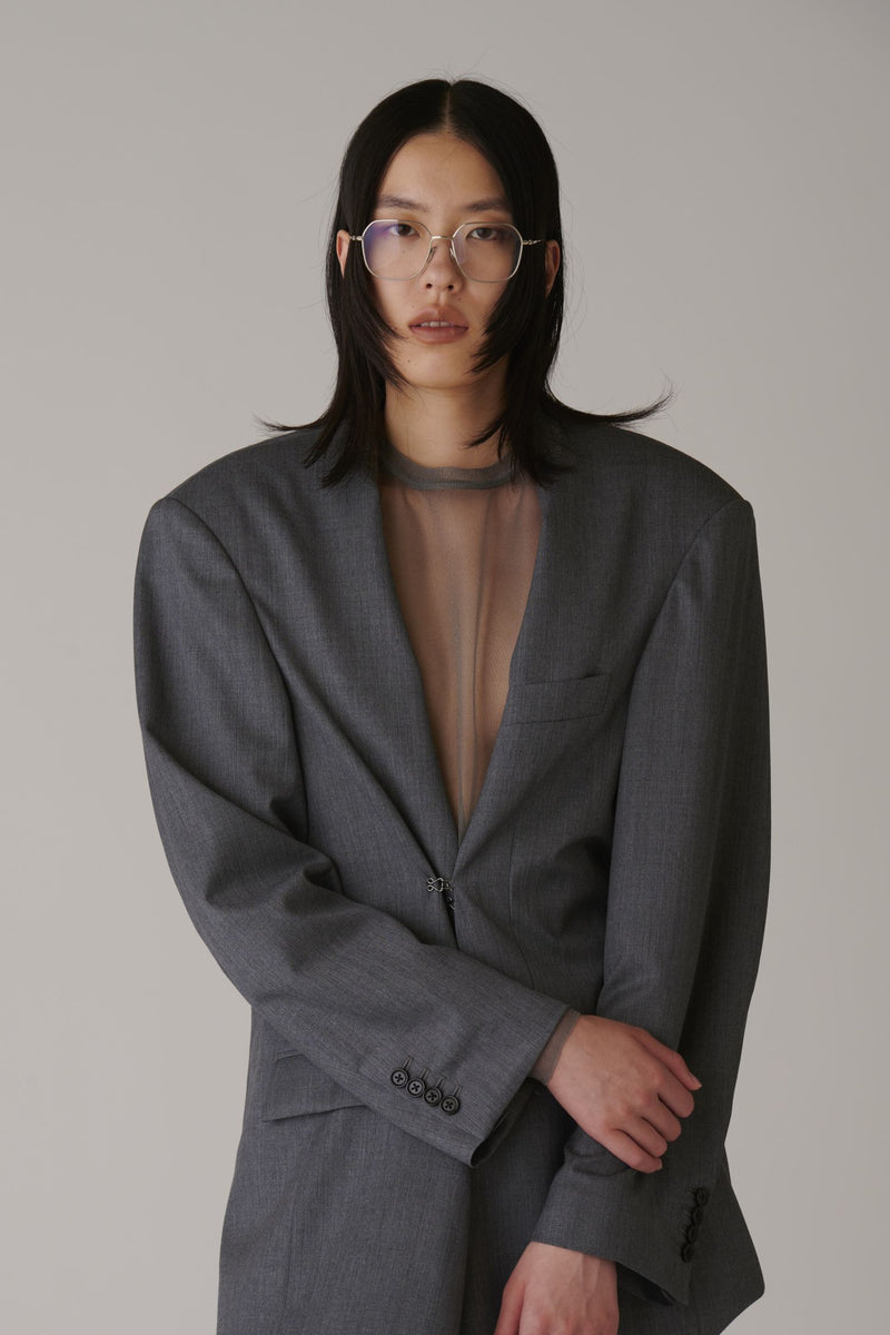 Wool 2-way Over Size Jacket – INSCRIRE
