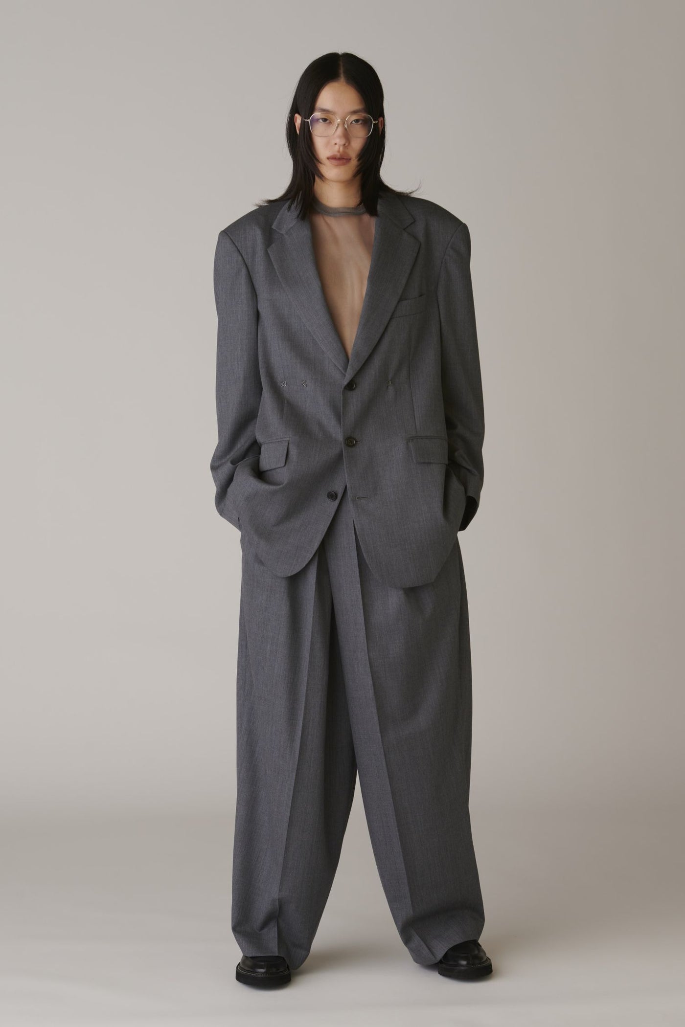 ジャケット・アウター 19AW WOOL OVER JACKET SIZE2 Wool 2-way Over Size Jacket – INSCRIRE