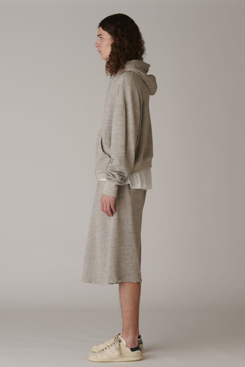 【別注】＜INSCRIRE＞ジップアップ ショートフーディー Zip Up Hoodie - GREY – INSCRIRE