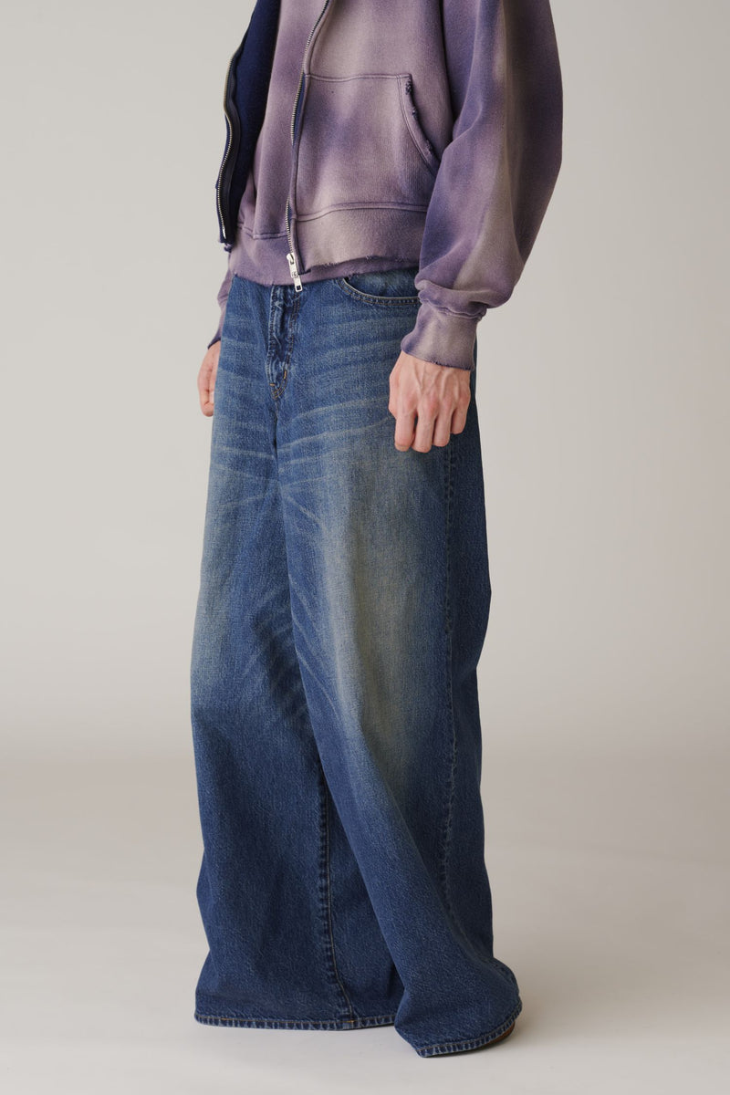 Used Denim Baggy Pants – INSCRIRE