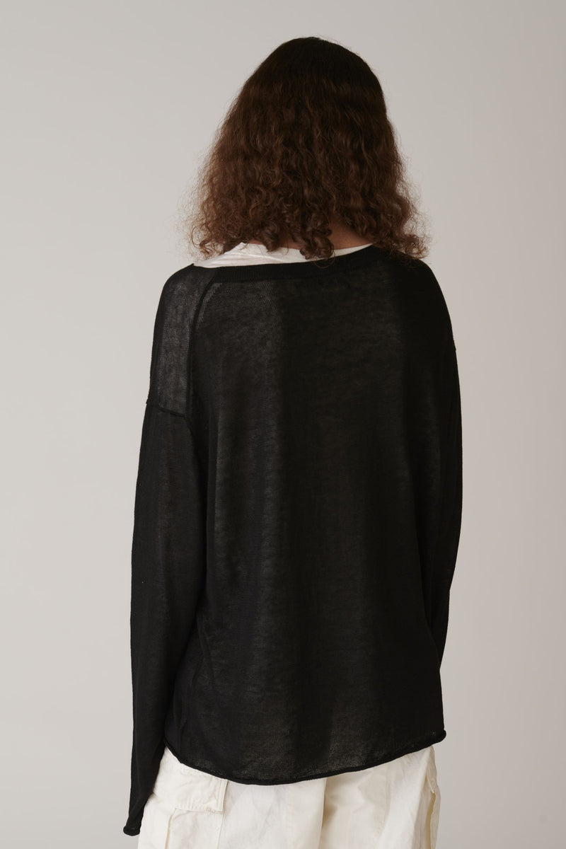 Linen Over Size Pullover – INSCRIRE