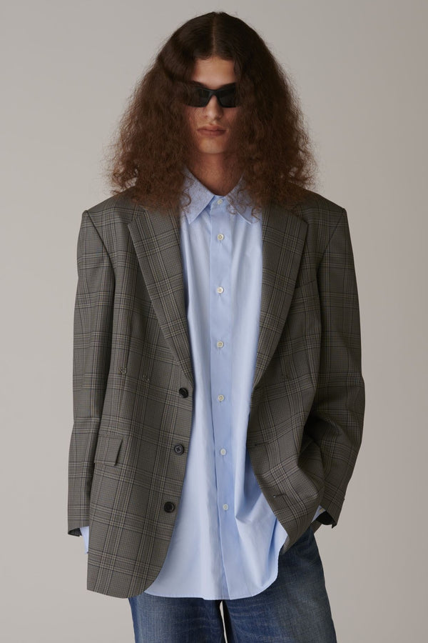 ジャケット・アウター INSCRIRE BRUSHED BORDER JACKET 26SS-OUTERWEAR – INSCRIRE