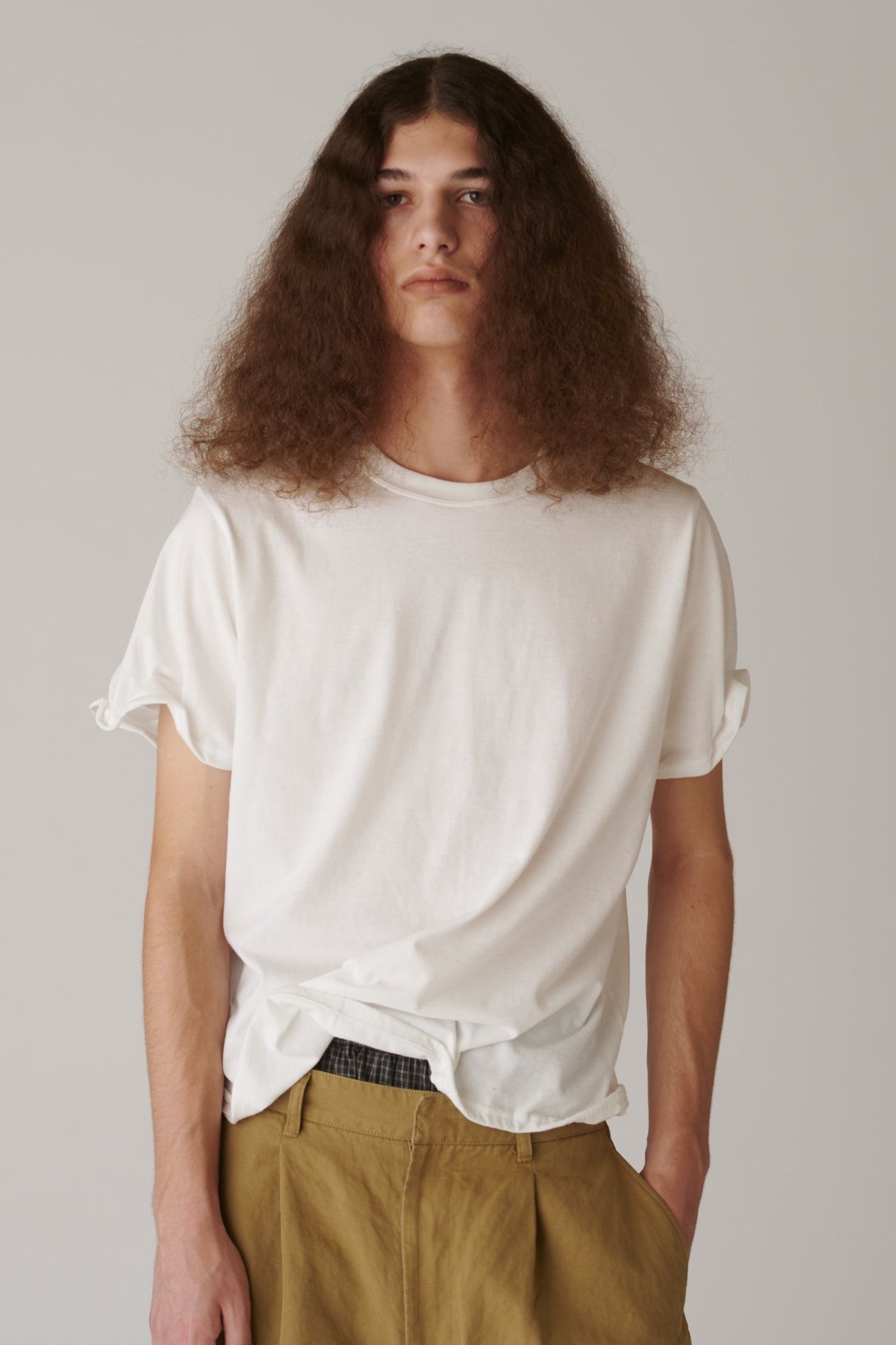 Raffi Gauze Wire Tee – INSCRIRE