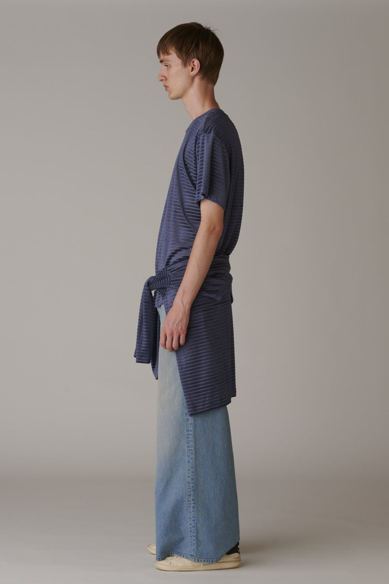 26ssアンスクリアINSCRIBE Velour Border T-Shirt Velour Border T-Shirt – INSCRIRE