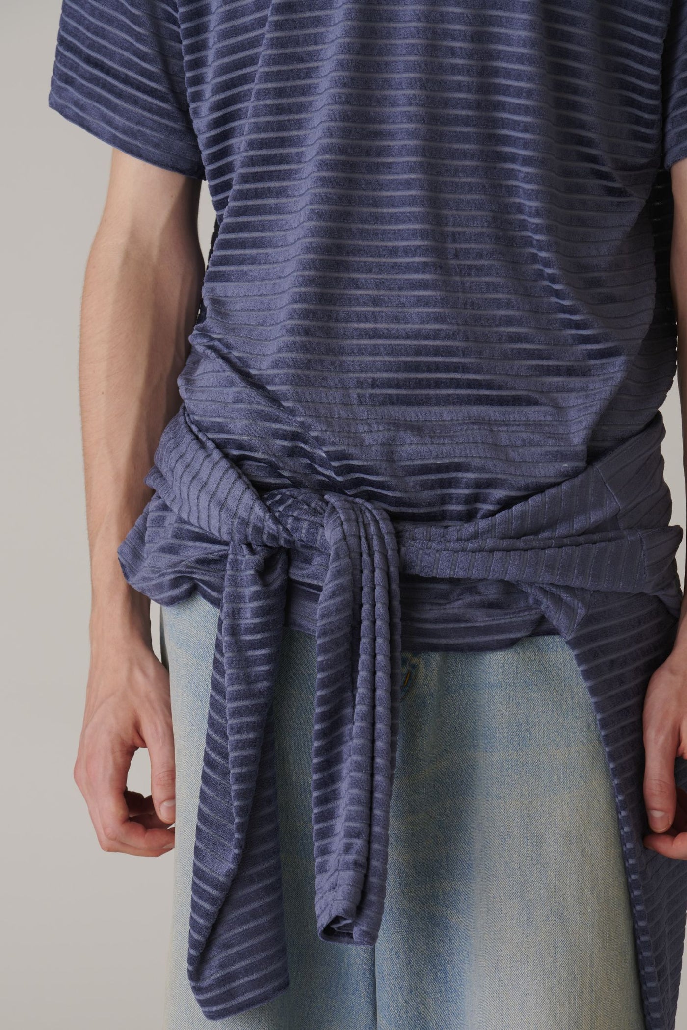 Velour Border T-Shirt – INSCRIRE
