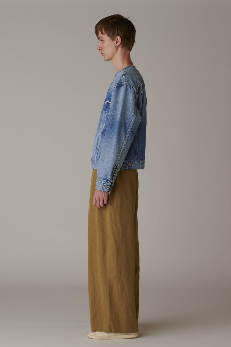 Used Denim Zip Jacket – INSCRIRE