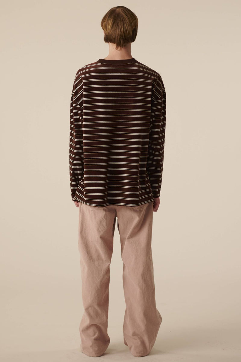 Velvet Border Long Sleeve Tee – INSCRIRE
