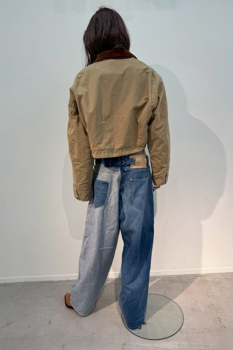 INSCRIRE×LEE×L'ESSAGE ブラックS INSCRIRE × LEE × L'ESSAGE COWBOY/RIDERS PANTS