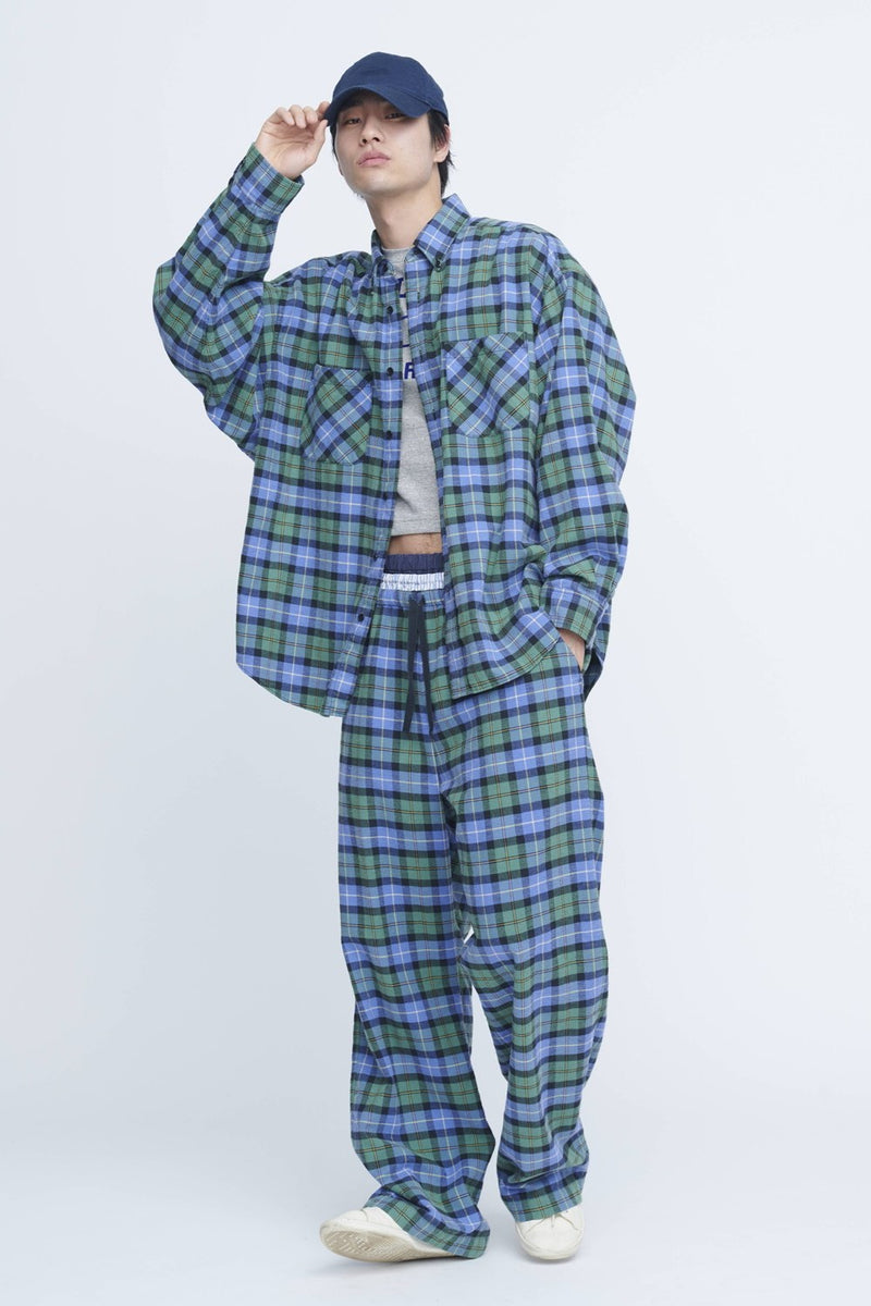 Flannel Loose Fit Shirt　