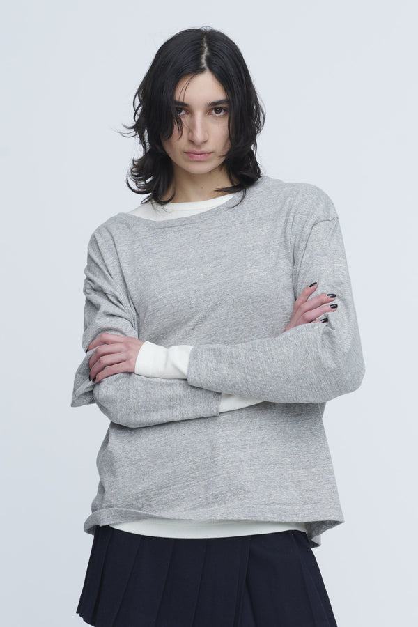 Plating Rib Layered Tee