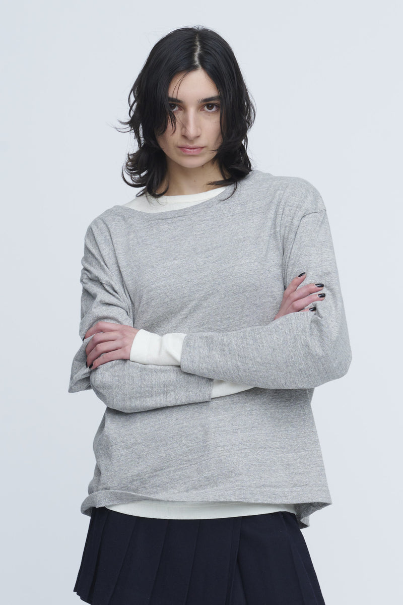 Plating Rib Layered Tee