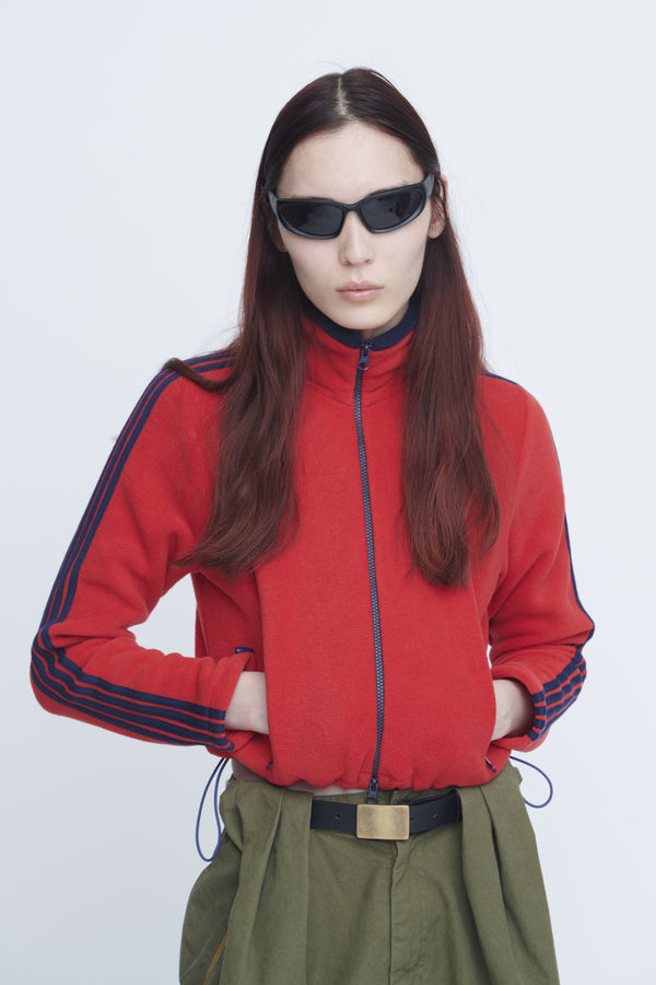 Fleece Tight Fit Track Jacket　