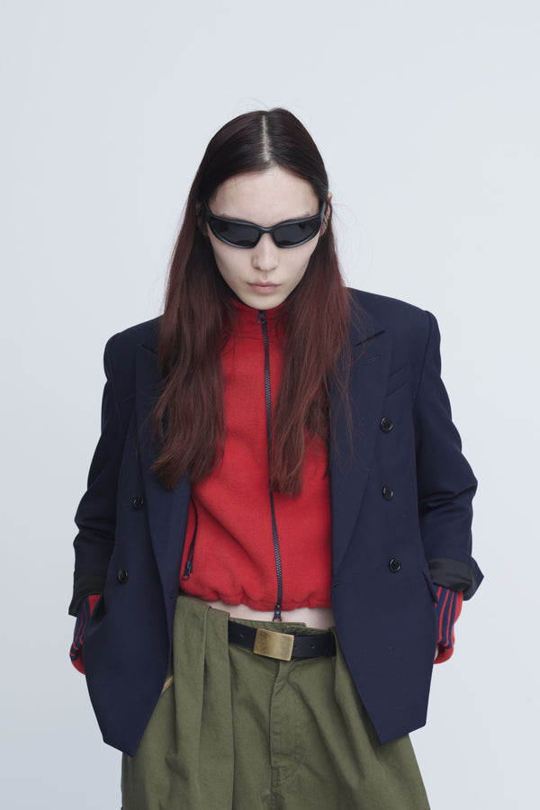 Wool Tight Fit Double Jacket　
