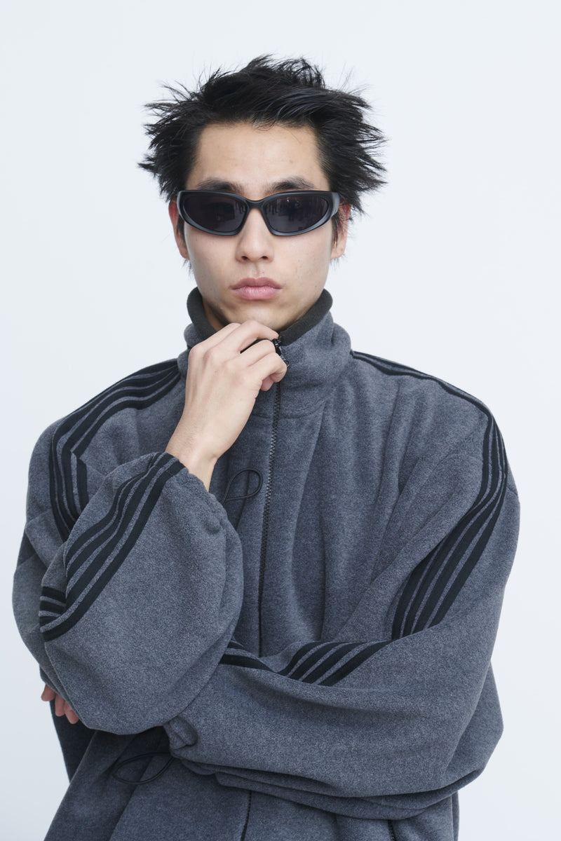 Fleece Loose Fit Track Jacket　