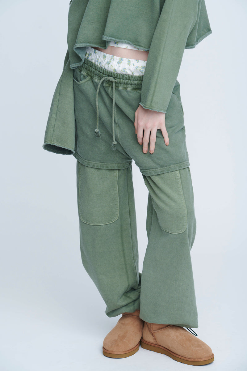 Layered Sweat Pants