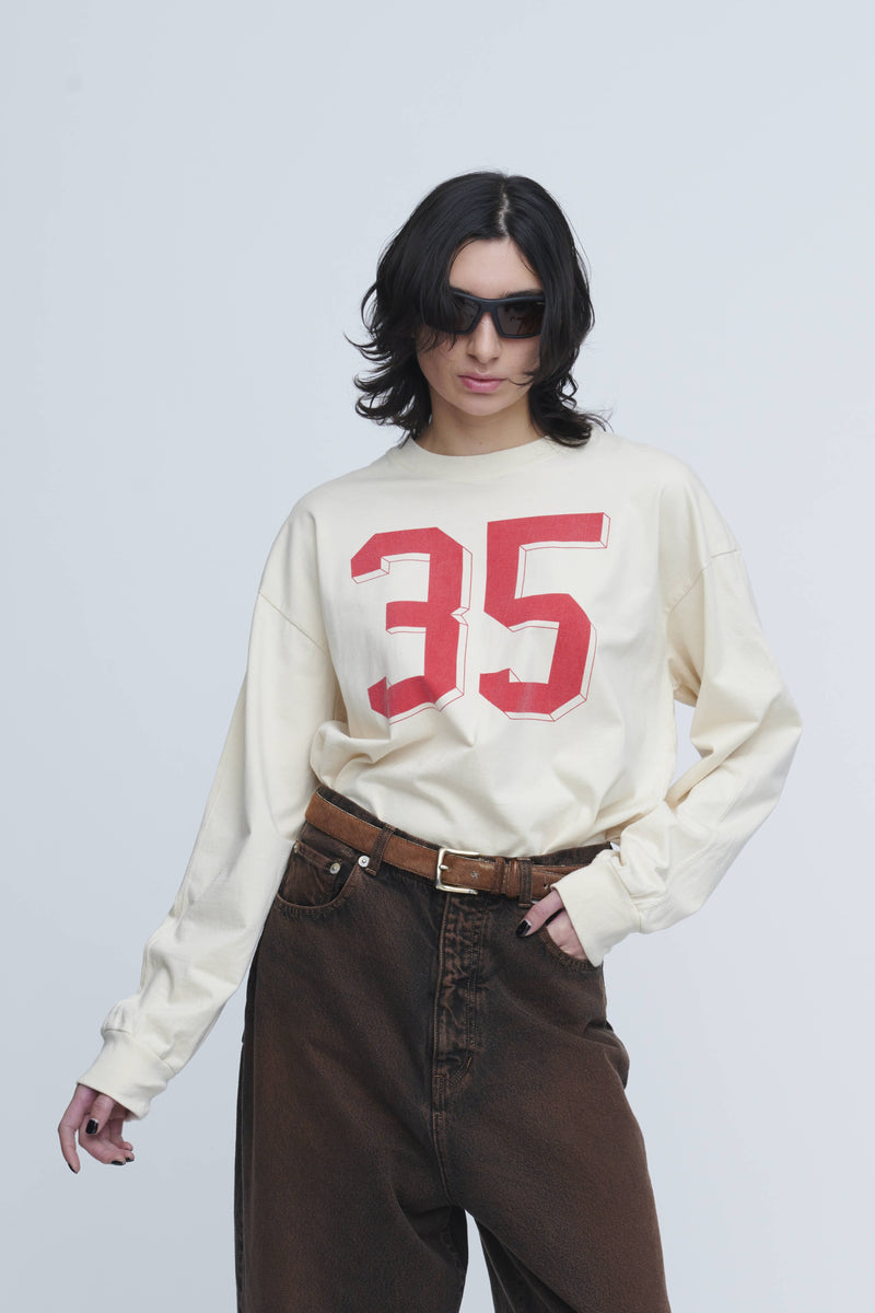 No35 Long Sleeve Loose Fit　